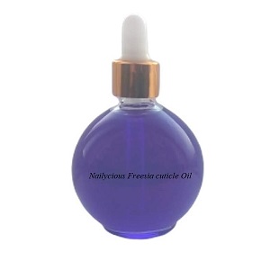 Nail Cuticle Oil Nurture Freesia Fragrance Scented Cuticle Oil Manicure Oil Pedicure Oil Nail Technician Supplies UK Best Cuticle Oil UK by Nailycious